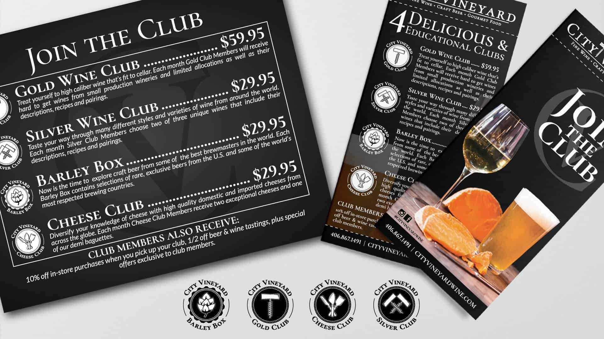 Brochure Design, Graphic Design and In-Store Signage