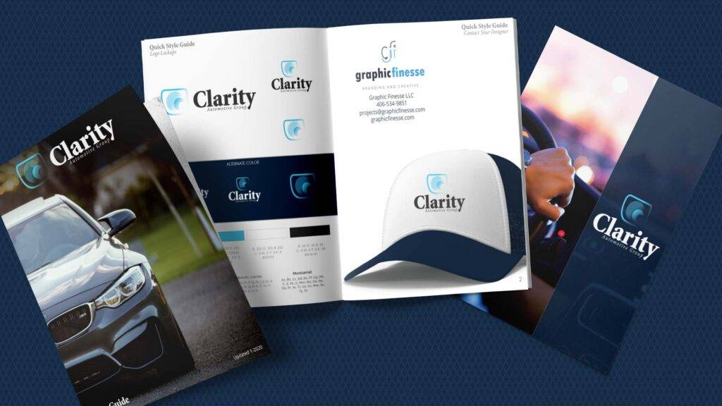 A clean cohesive brand that flows throughout all promotional materials that align with his brand values.