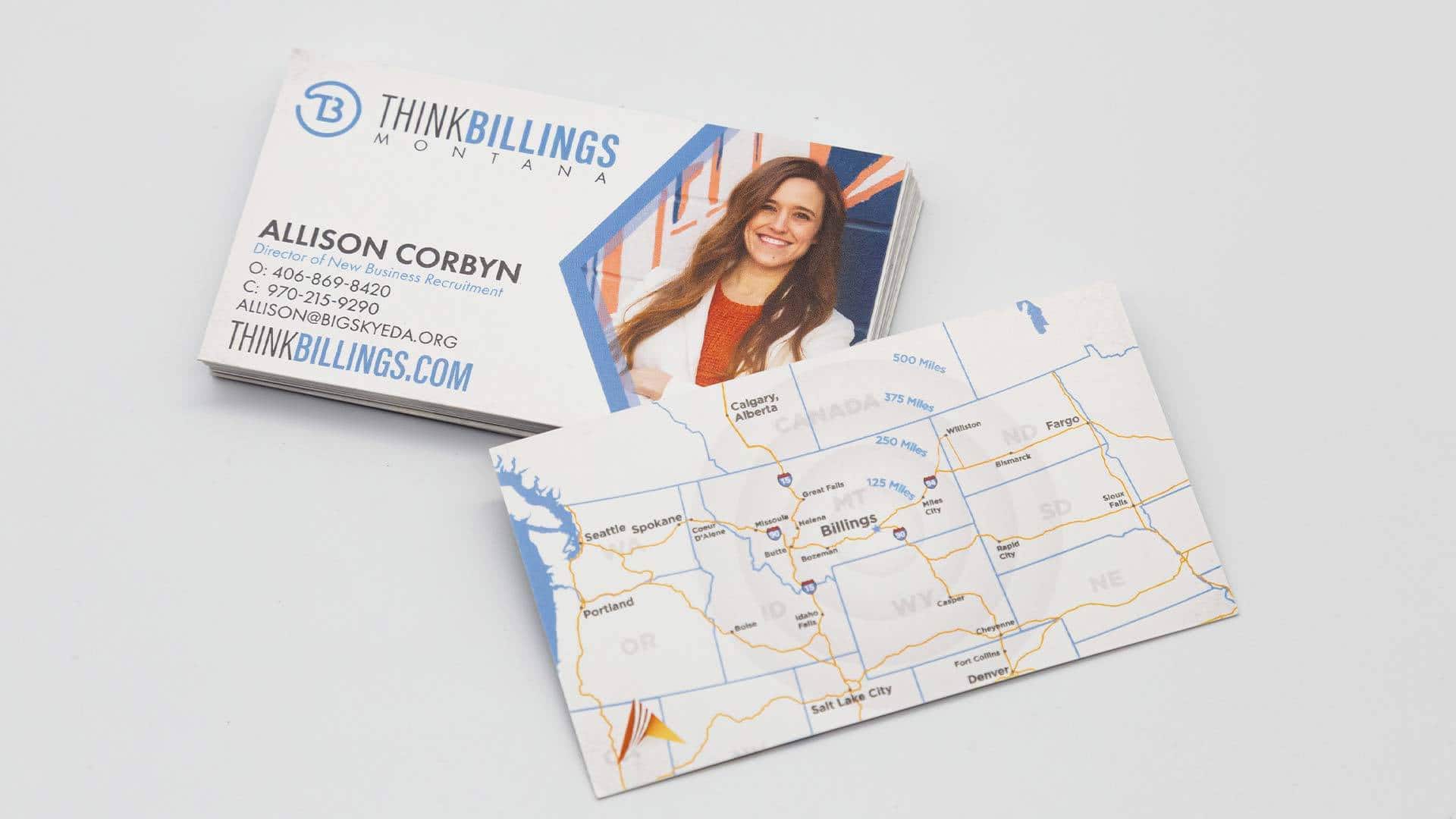 Business Card Graphic Design billings Montana