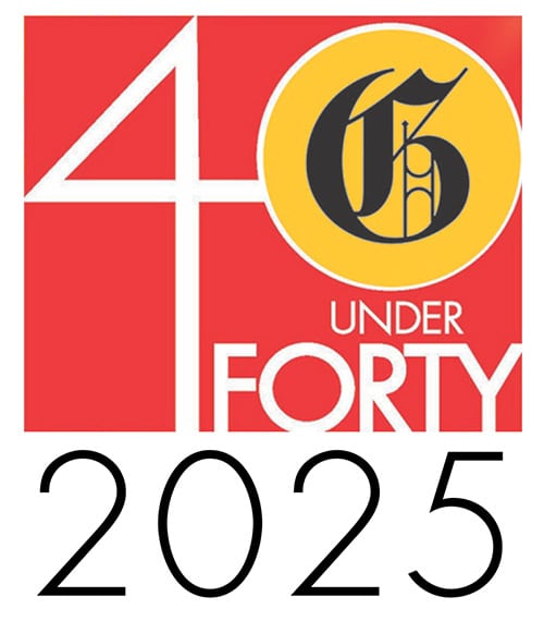 Aaron Waller 40 Under Forty 2025 logo