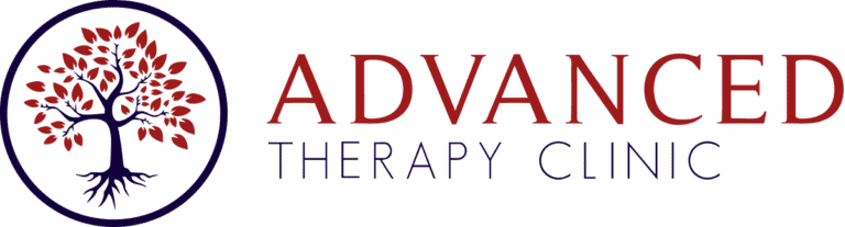 Advanced Therapy Clinic logo with tree emblem