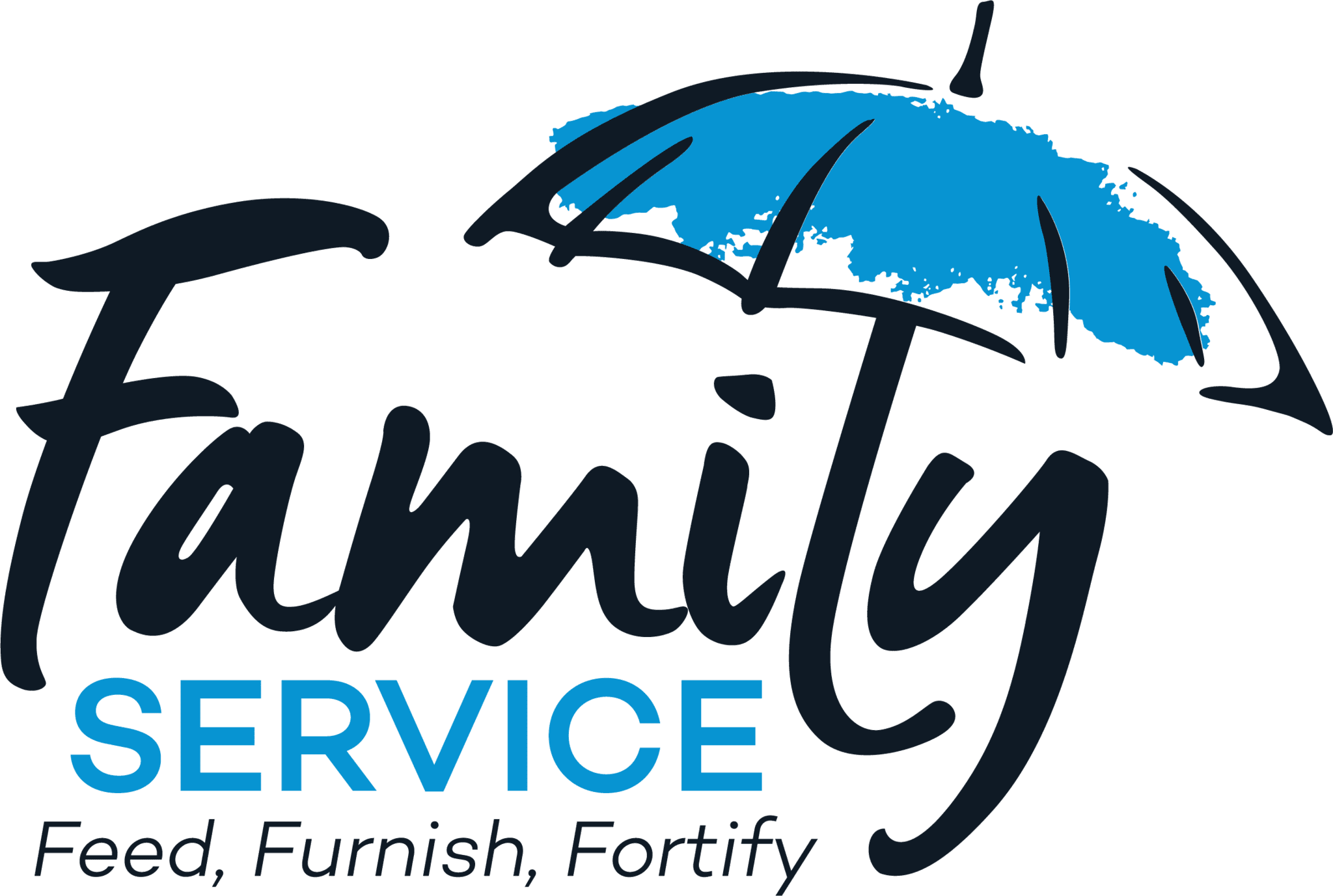 Family Service logo with globe graphic