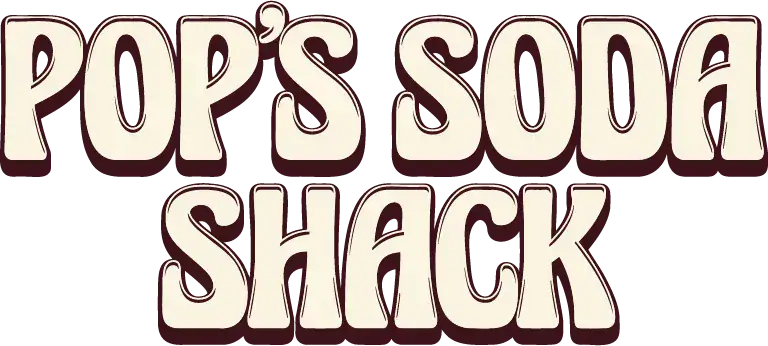 Vintage Pop's Soda Shack logo text
